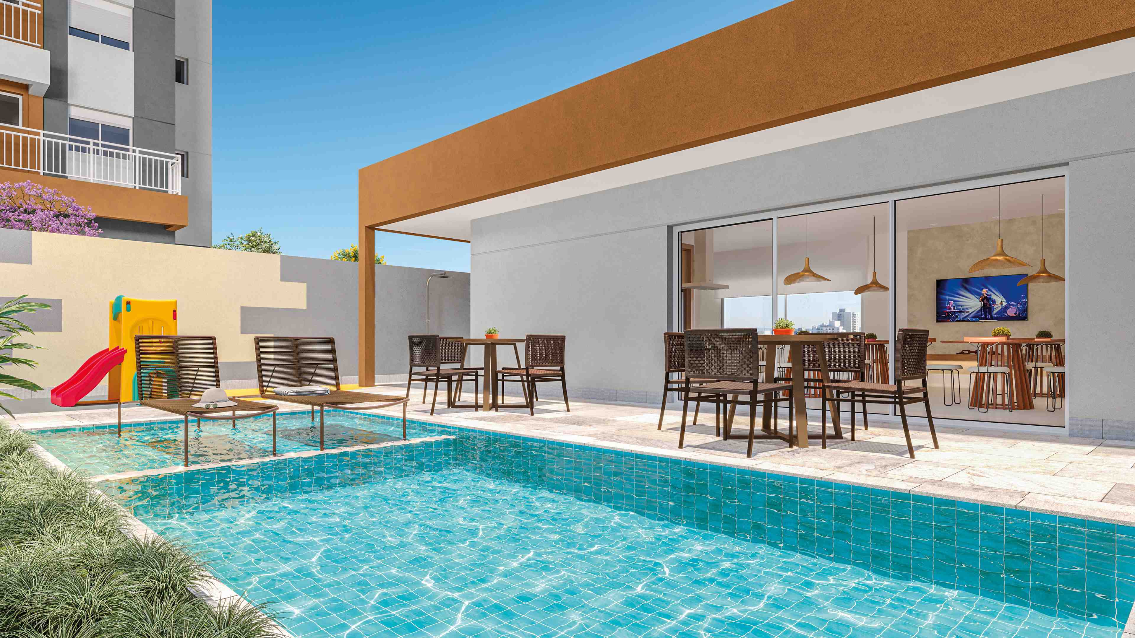 Casa de campo com piscina privativa