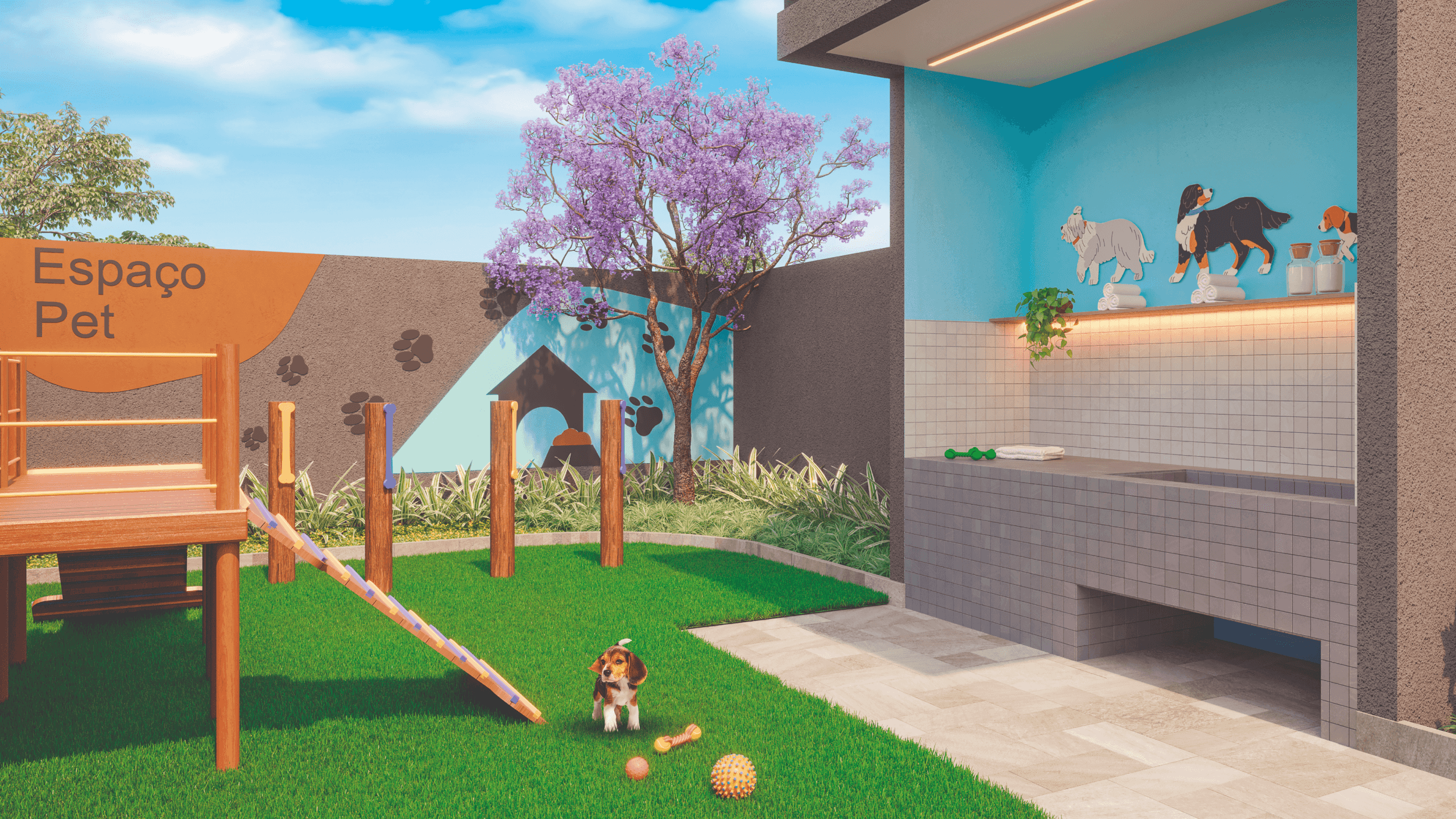 Pet place - área para animais